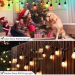 Color Changing Music Sync String Lights, 96ft