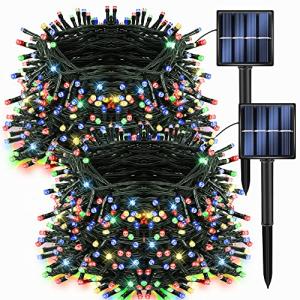Multi-Colored 400LED Solar String Lights Duo