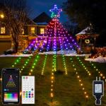 Smart Music Sync Christmas Tree Lights with Remote