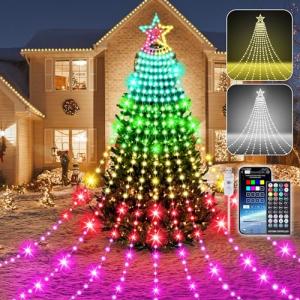 Uniwolf Smart Music Sync Christmas Lights, 11ft