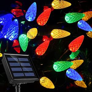 HUGSVIK 50LED Solar Christmas Lights – 21FT, 8 Modes