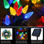 HUGSVIK 50LED Solar Christmas Lights – 21FT, 8 Modes