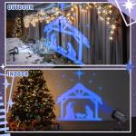 Christian Nativity Scene Music-Synced Projector Lights