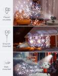 Snowflake Projection Lights for Christmas Music Shows
