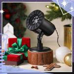 Christian Nativity Scene Music-Synced Projector Lights