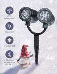 Snowflake Projection Lights for Christmas Music Shows