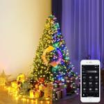 Smart Music Sync Christmas Tree Lights, 400 LEDs