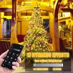 Smart Music Sync Christmas Tree Lights, 400 LEDs
