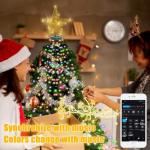 Smart Music Sync Christmas Tree Lights, 400 LEDs