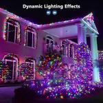 33ft RGB Christmas Lights, Synchronized to Music