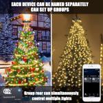 Smart Music Sync Christmas Tree Lights, 400 LEDs