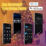 Smart Music Sync Christmas Tree Lights, 400 LEDs
