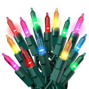 100 Count Multicolored Music Sync Christmas Lights