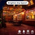 100 Count Multicolored Music Sync Christmas Lights