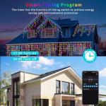 RGB Smart Programmable LED Icicle Lights for Music