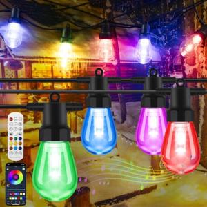 50ft Color Changing Musical Outdoor String Lights