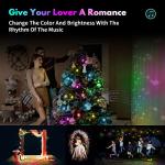 Color Changing Outdoor String Lights with Music Sync