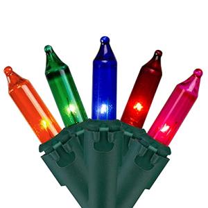 Mini Multi-Color Christmas Lights Synchronized to Music