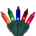 Mini Multi-Color Christmas Lights Synchronized to Music