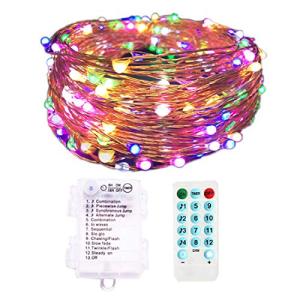 Music-Sync LED String Lights with Remote Control