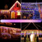 Synchronized Music Christmas Icicle Lights with Remote