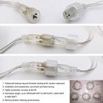GTSYDING Music-Synchronized LED Icicle Lights 13Ft