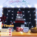 Ollny 41FT Cool White Icicle Lights with Remote