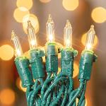 50-Count White Mini Christmas Lights for Music
