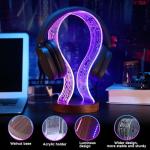 LED Headphone Stand with Music Sync Night Light