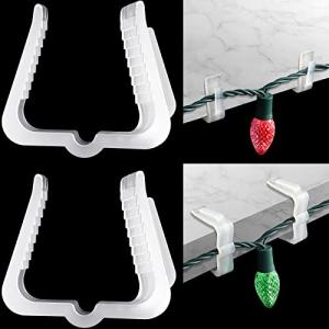 Christmas Light Hanger Hooks - 150 Durable Clips