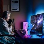 LED Headphone Stand with Music Sync Night Light