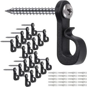 20 Q-Hanger Christmas Lights Clips for Easy Setup