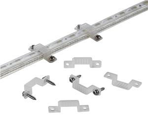100 Pack LED Rope Light Mounting Clips