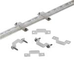 100 Pack LED Rope Light Mounting Clips