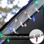 Christmas Light Hanger Hooks - 150 Durable Clips