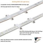 100 Pack LED Rope Light Mounting Clips
