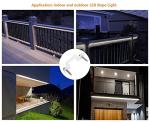 100 Pack LED Rope Light Mounting Clips