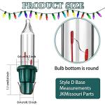 200 Mini Incandescent Christmas Tree Light Bulbs