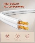 DEWENWILS 12 FT Christmas Light Power Cord