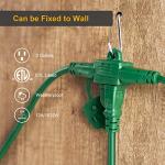 25 FT Outdoor Power Cord for Christmas Lights