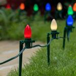 Agaphoton 25-Pack Multi-Color C7 Christmas Bulbs