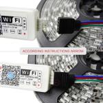 Smart WiFi LED Music Sync Controller (2 Pack)