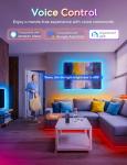 Aigostar 65.6ft Music Sync LED Strip Lights