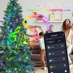 7ft App-Controlled Christmas Tree with Music Sync