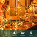 50-Count White Mini Christmas Lights for Music