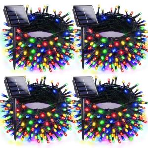4pk Solar Christmas Lights with Music Sync