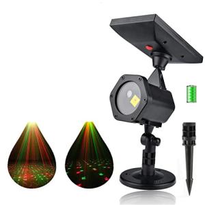 Solar Christmas Lights with Music Projection