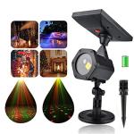 Solar Christmas Lights with Music Projection