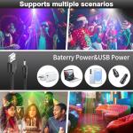 DJ Laser Party Lights - Sound Activated LED Disco