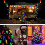 Solar Strawberry String Lights - 50LED Multicolor